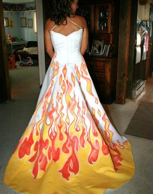 ugly-wedding-dress-flames